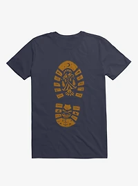 I Love Camping Boot Stamp T-Shirt