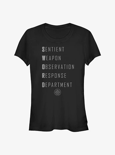 Marvel WandaVision S.W.O.R.D Acronym Girls T-Shirt