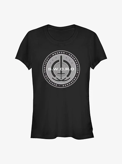 Marvel WandaVision S.W.O.R.D Logo Girls T-Shirt