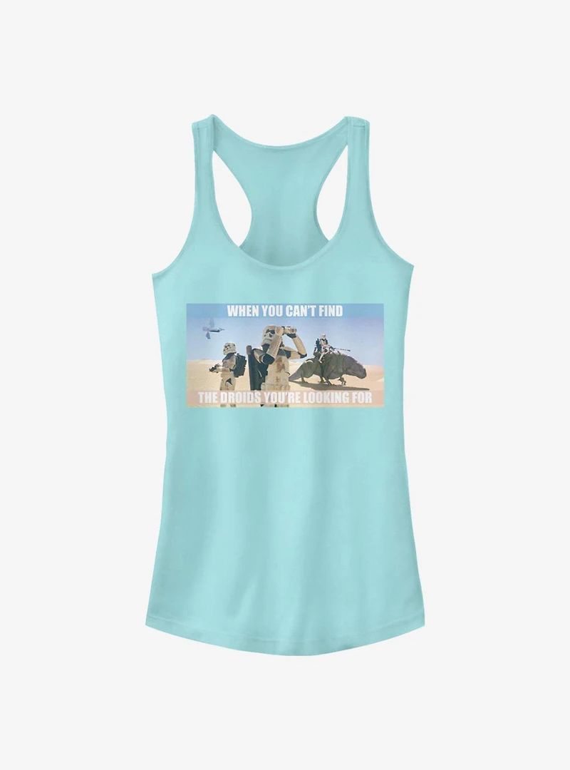 Star Wars Can't Find The Droids Girls Tank