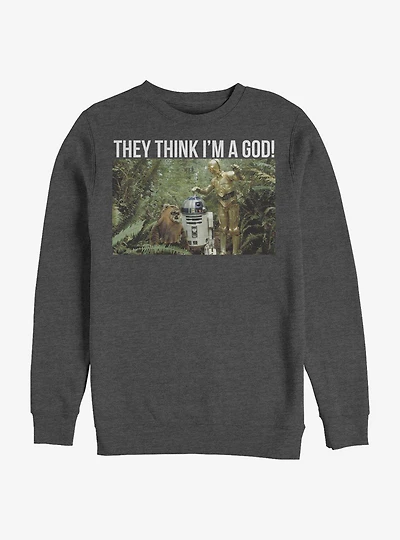 Star Wars C-3PO God Crew Sweatshirt