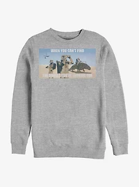 Star Wars Can't Find The Droids Crew Sweatshirt