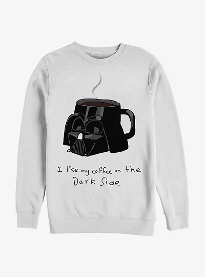 Star Wars Coffee On The Dark Side Crew Sweatshirt
