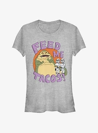 Star Wars Jabba Tacos Girls T-Shirt