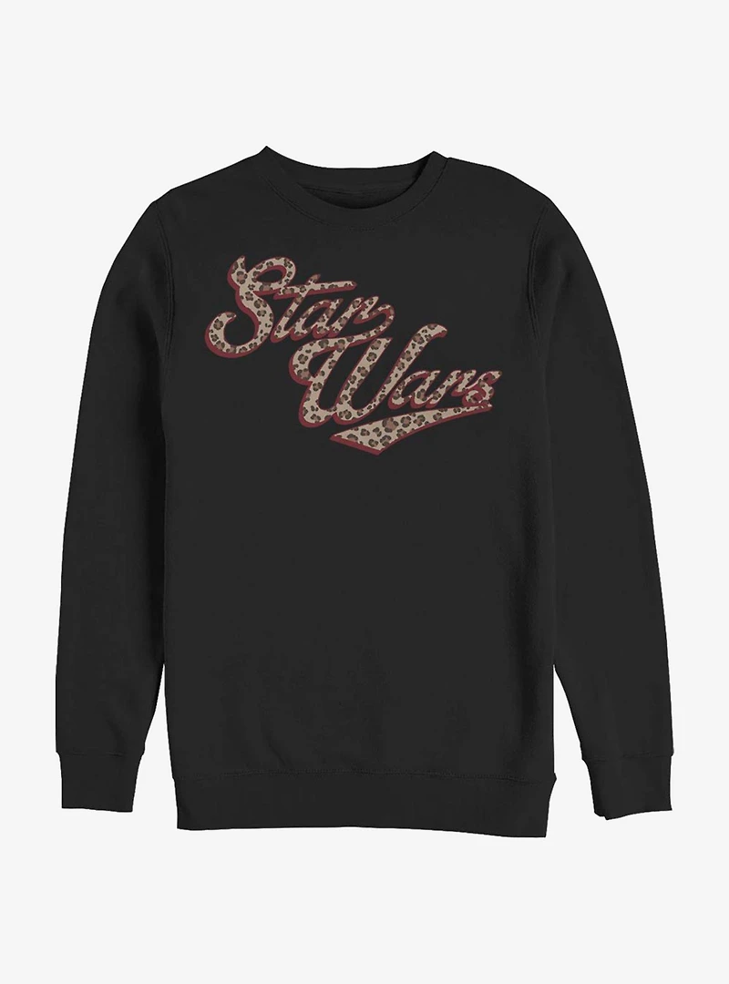 Star Wars Cheetah Font Crew Sweatshirt