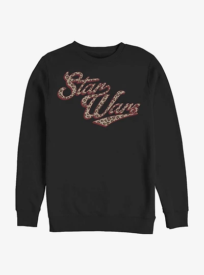 Star Wars Cheetah Font Crew Sweatshirt
