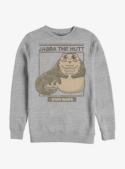Star Wars Cute Jabba Crew Sweatshirt