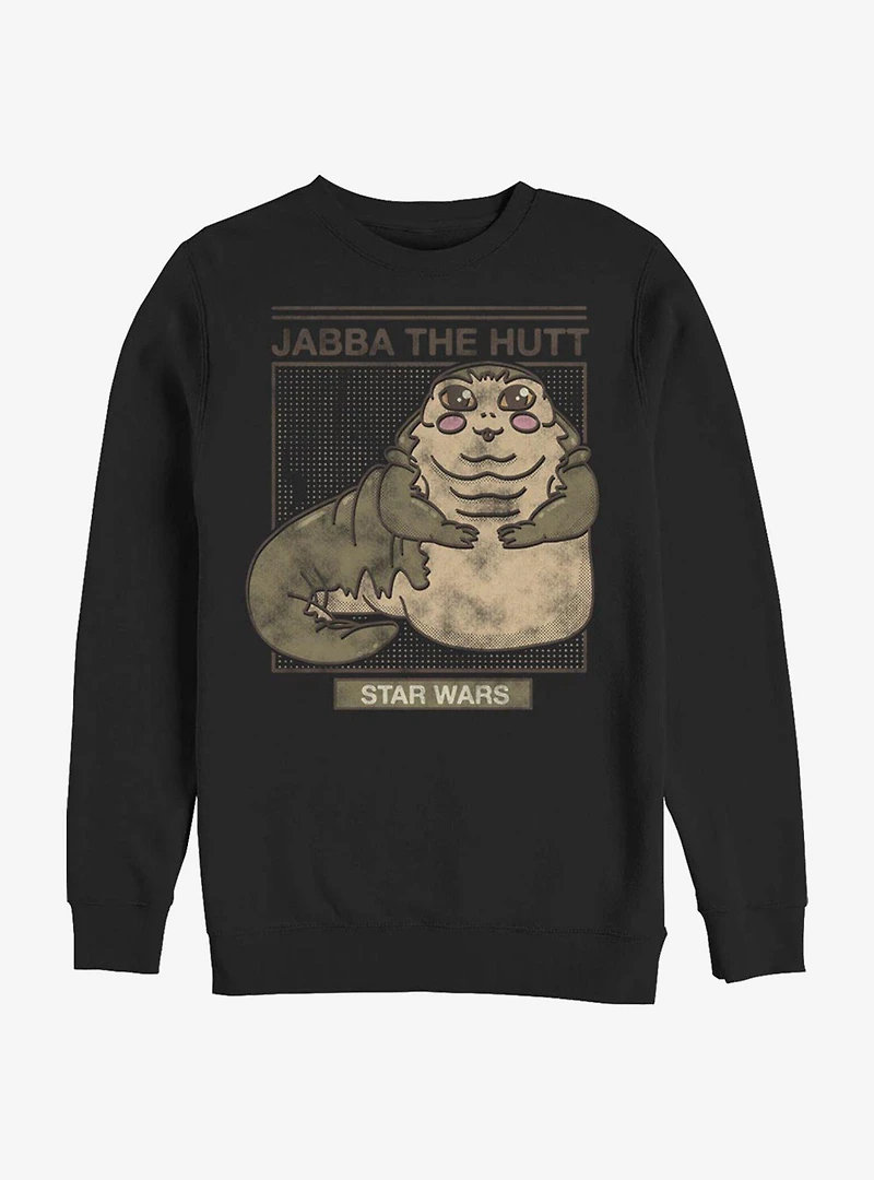 Star Wars Cute Jabba Crew Sweatshirt