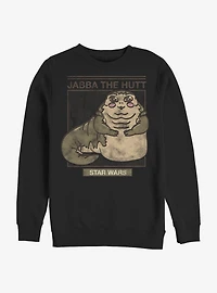 Star Wars Cute Jabba Crew Sweatshirt