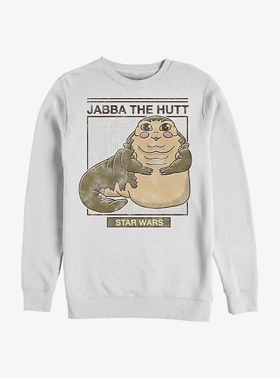 Star Wars Cute Jabba Crew Sweatshirt