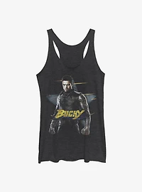 Marvel The Falcon And The Winter Soldier Bucky Girls Tank