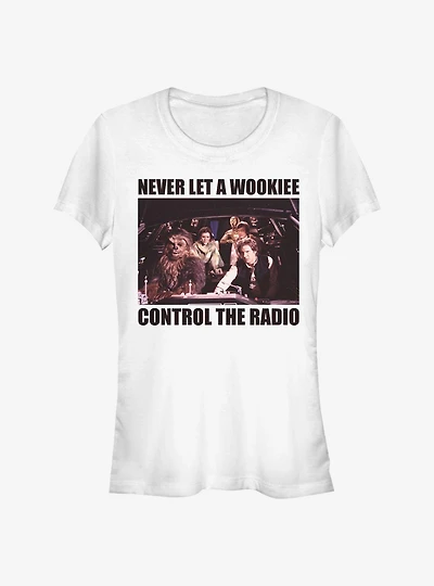 Star Wars No Wookie Radio Girls T-Shirt