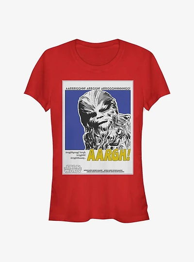 Star Wars Poster Wookie Girls T-Shirt