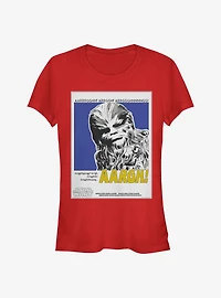 Star Wars Poster Wookie Girls T-Shirt