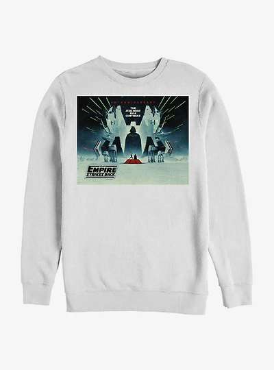 Star Wars Episode V The Empire Strikes Back 40th Anniversary Poster Sweatshirt
