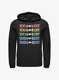 Star Wars Yoda Best Rainbow Hoodie
