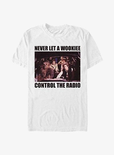 Star Wars No Wookie Radio T-Shirt