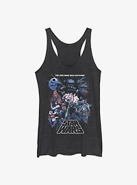 Star Wars Episode V The Empire Strikes Back Saga Group Poster Girls Tank Top