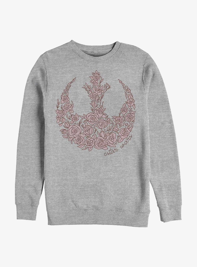 Star Wars Rose Rebel Crew Sweatshirt