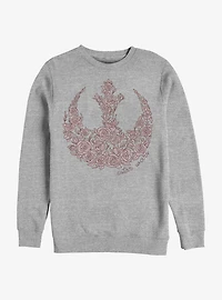 Star Wars Rose Rebel Crew Sweatshirt