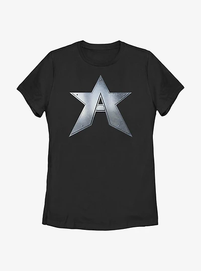 Marvel The Falcon And Winter Soldier John Walker Captain Symbol Womens T-Shirt