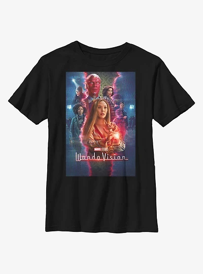 Marvel WandaVision TV Magic Poster Youth T-Shirt