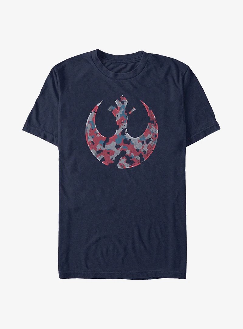 Star Wars Camo Rebel Crest T-Shirt