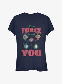 Star Wars Merry Force Girls T-Shirt