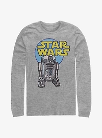 Star Wars R2 Cartoon Long-Sleeve T-Shirt