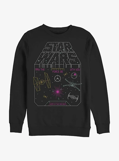 Star Wars Arcade Game Crew Sweatshirt