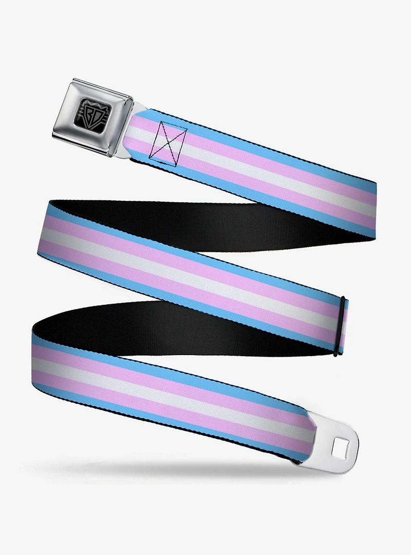 Transgender Flag Seatbelt Belt