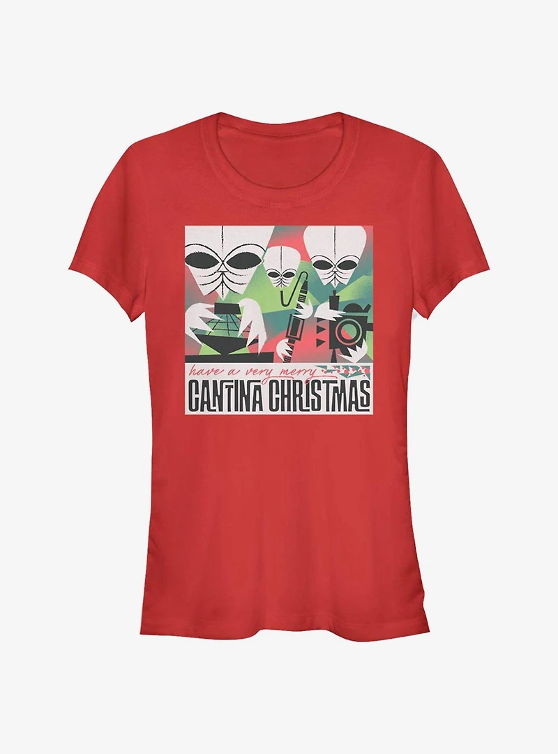 Star Wars Cantina Christmas Girls T-Shirt