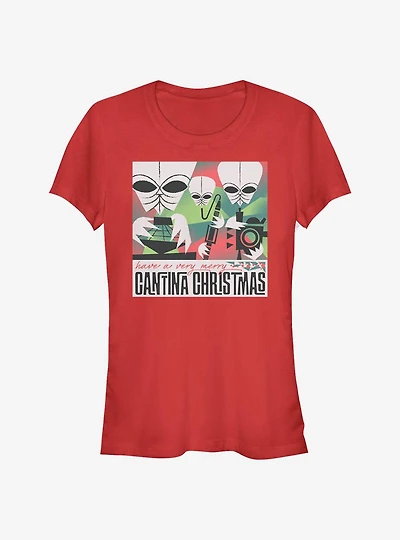 Star Wars Cantina Christmas Girls T-Shirt