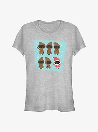Star Wars Jawas Holiday Stack Girls T-Shirt