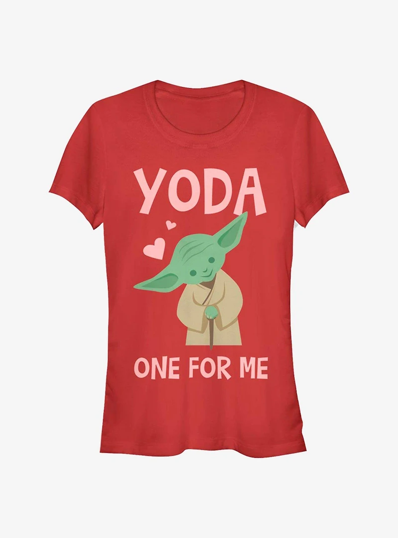 Star Wars Yoda One For Me Girls T-Shirt