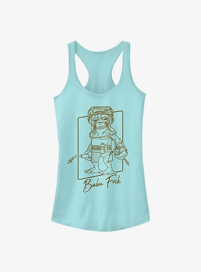 Star Wars: The Rise of Skywalker Babu Frik Outline Girls Tank