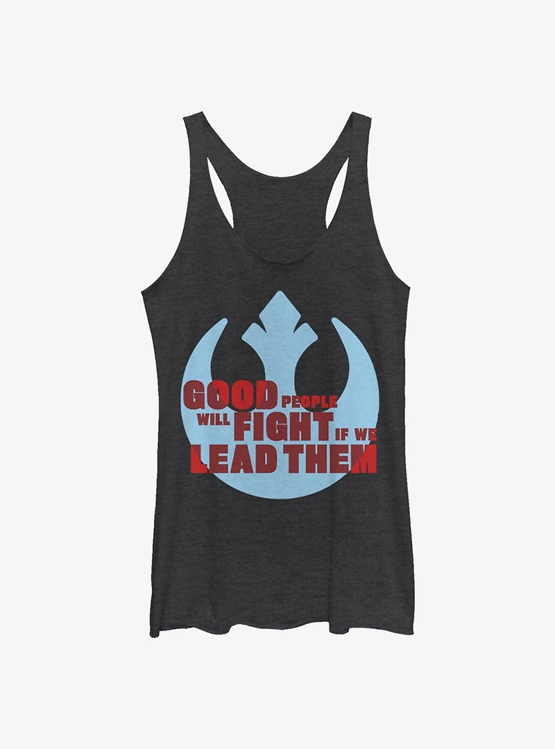 Star Wars: The Rise Of Skywalker Rebel Leader Girls Tank Top