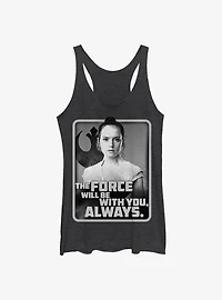 Star Wars: The Rise Of Skywalker With You Rey Girls Tank Top