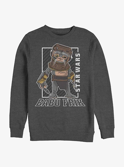 Star Wars Episode IX The Rise Of Skywalker Babu Frik Sweatshirt