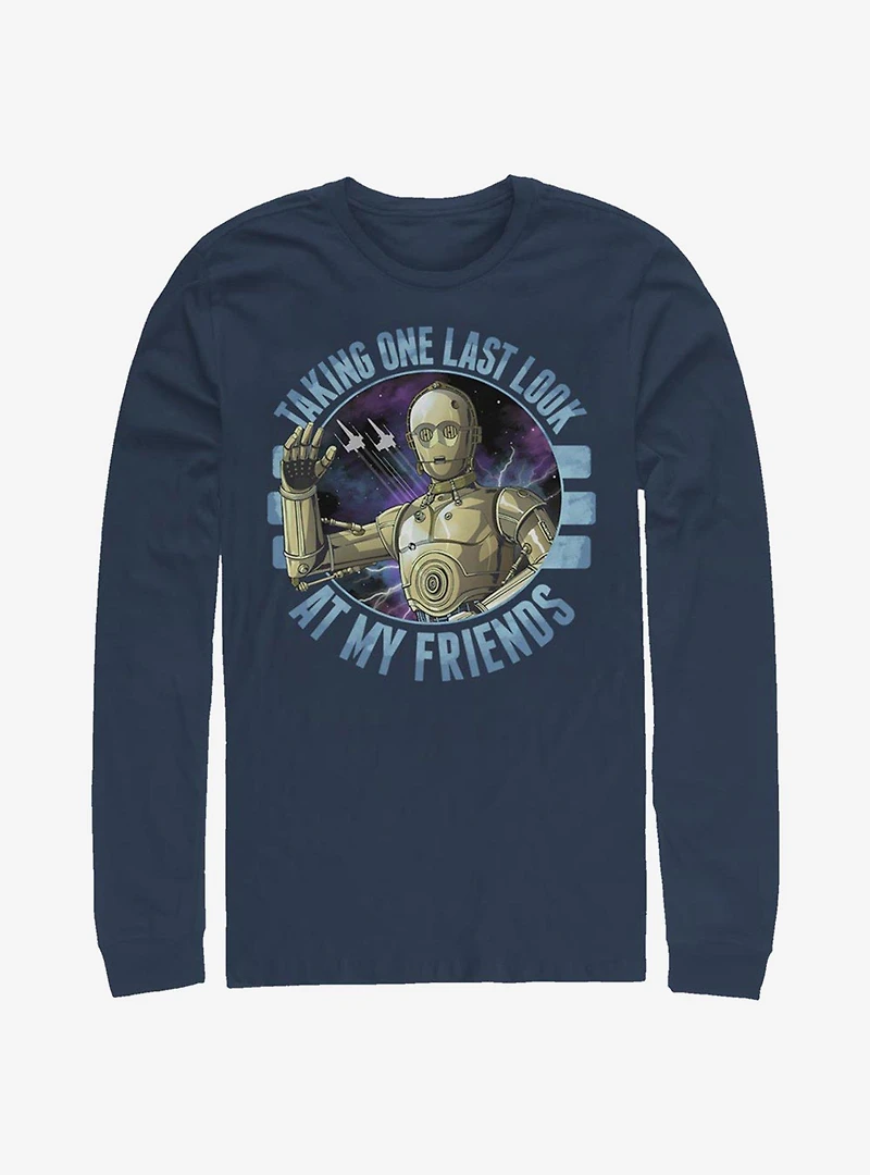 Star Wars: The Rise Of Skywalker Bye C-3PO Long-Sleeve T-Shirt
