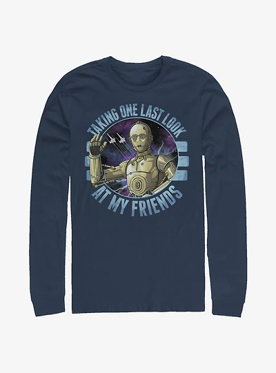 Star Wars: The Rise Of Skywalker Bye C-3PO Long-Sleeve T-Shirt