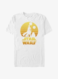 Star Wars: The Rise Of Skywalker Rey BB-8 Sunset T-Shirt
