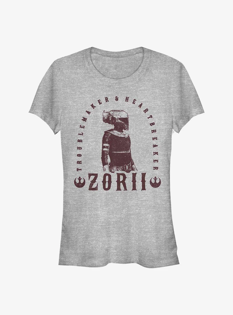Star Wars: The Rise Of Skywalker Troublemaker Zorii Girls T-Shirt
