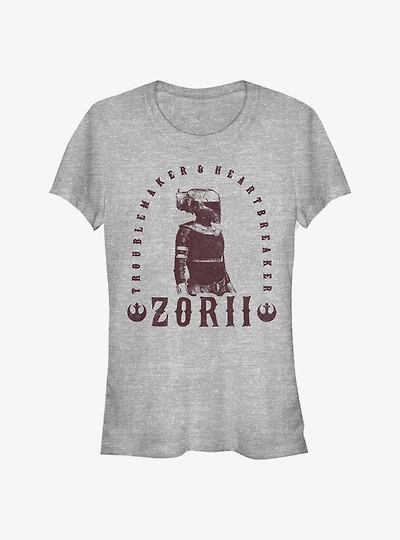 Star Wars: The Rise Of Skywalker Troublemaker Zorii Girls T-Shirt