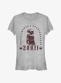 Star Wars: The Rise Of Skywalker Troublemaker Zorii Girls T-Shirt