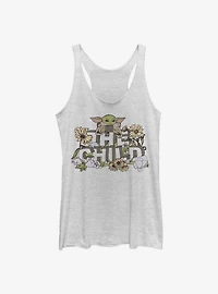 Star Wars The Mandalorian Flower Child Womens Tank Top