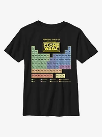 Star Wars: The Clone Wars Periodic Table Youth T-Shirt