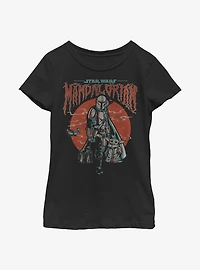 Star Wars The Mandalorian Child Fog Youth Girls T-Shirt