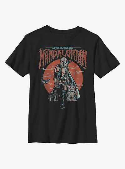 Star Wars The Mandalorian Child Fog Youth T-Shirt
