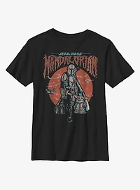 Star Wars The Mandalorian Child Fog Youth T-Shirt